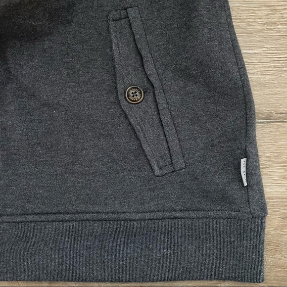 Ted Baker Gray Fleece Button Front Jacket Size 5 (42) - Picture 5 of 12